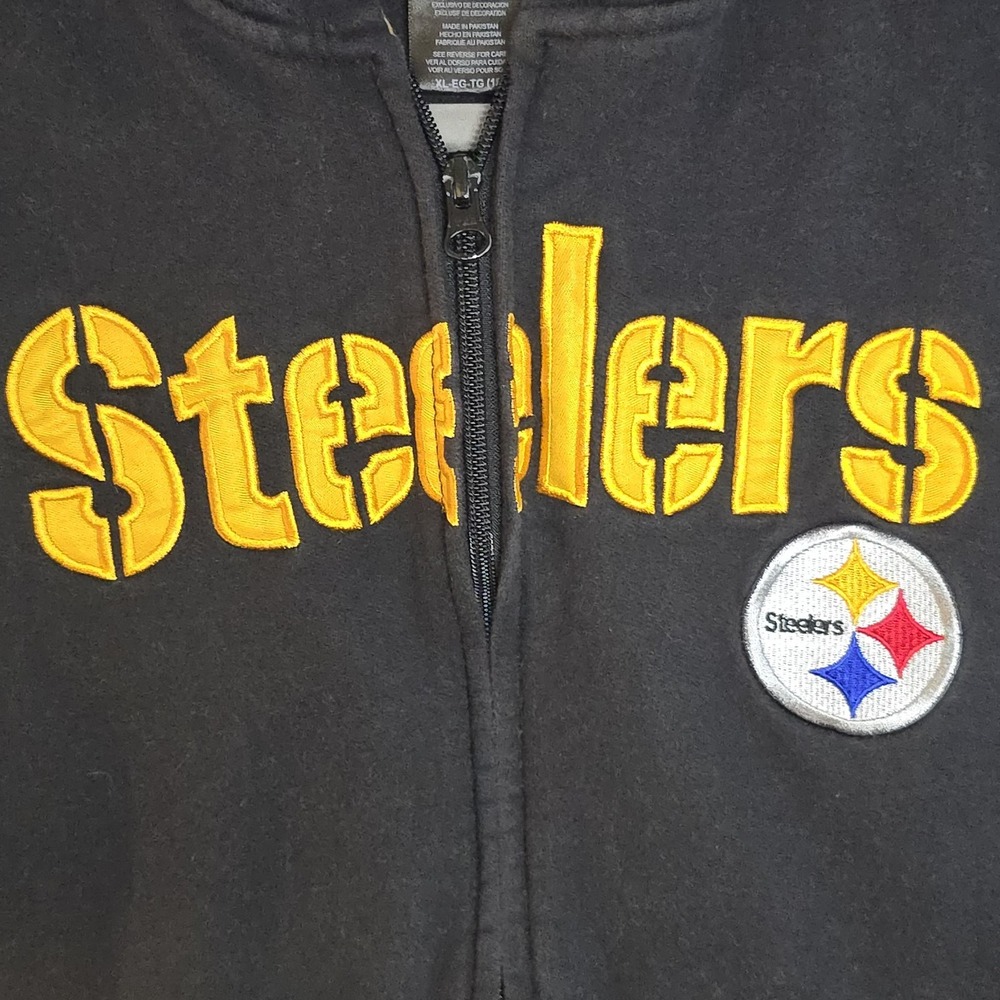 Youth XL Pittsburgh Steelers Hoodie Sweatshirt Black NFL‎